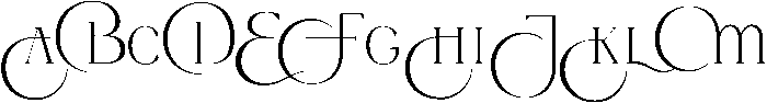 Alternative otf (400) Font UPPERCASE