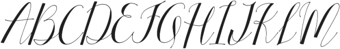 Alterscript Condensed Italic otf (400) Font UPPERCASE
