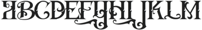 Altery One Regular otf (400) Font LOWERCASE