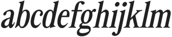 Altheas Italic otf (400) Font LOWERCASE