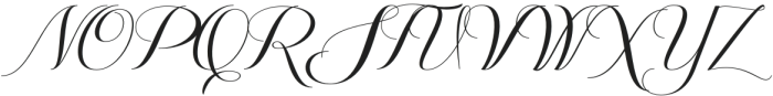 Altheria Regular otf (400) Font UPPERCASE