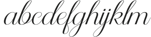 Altheria Regular otf (400) Font LOWERCASE