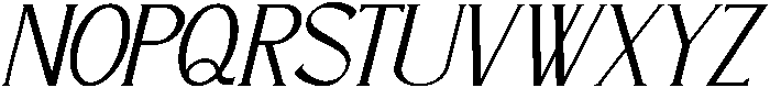 Altovix Italic otf (400) Font UPPERCASE