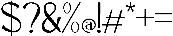 Altovix otf (400) Font OTHER CHARS