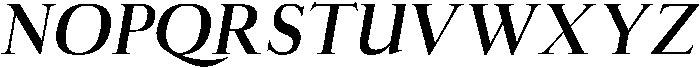Aludra otf (700) Font UPPERCASE