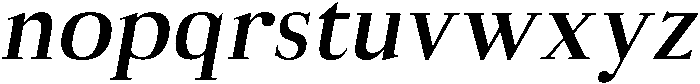 Aludra otf (700) Font LOWERCASE