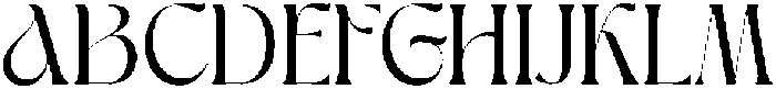 Aluest otf (400) Font UPPERCASE