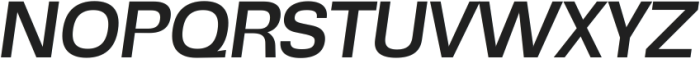 Alvara Sans Semi Bold Italic ttf (600) Font UPPERCASE