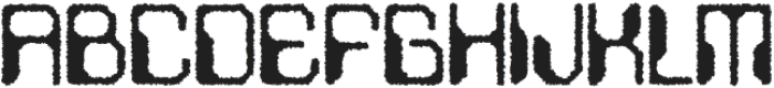 Alverus Rough Regular otf (400) Font UPPERCASE