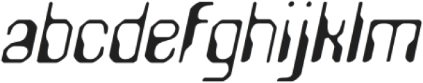 AlverusBlur-Italic otf (400) Font LOWERCASE