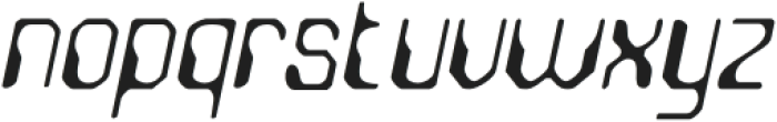 AlverusBlur-Italic otf (400) Font LOWERCASE