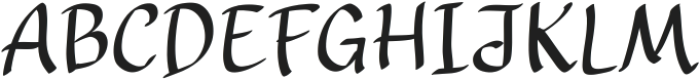 Alvexyt Regular ttf (400) Font UPPERCASE