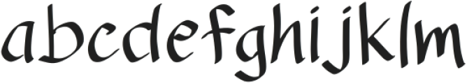 Alvexyt Regular ttf (400) Font LOWERCASE