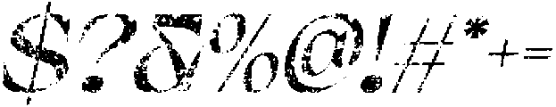 Alvinus Stamp Italic otf (400) Font OTHER CHARS