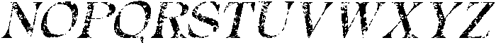 Alvinus Stamp Italic otf (400) Font UPPERCASE