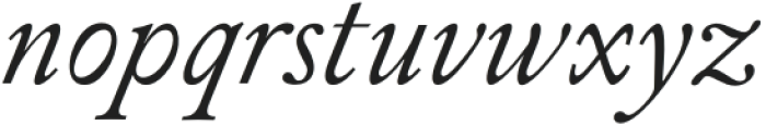 Alvito Nova Light Italic otf (300) Font LOWERCASE