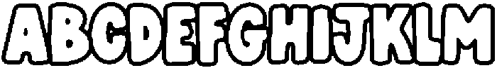Alvoka Outline otf (400) Font UPPERCASE
