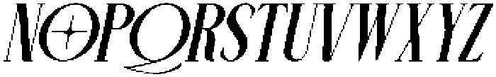 Alvora Italic otf (400) Font UPPERCASE