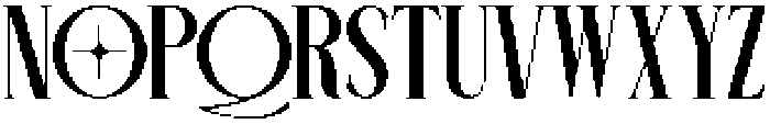 Alvora Regular otf (400) Font UPPERCASE