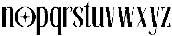 Alvora Regular otf (400) Font LOWERCASE