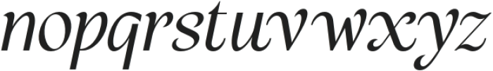 Always Memorable Italic otf (400) Font LOWERCASE