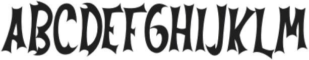 Always Nightmare Regular otf (400) Font LOWERCASE