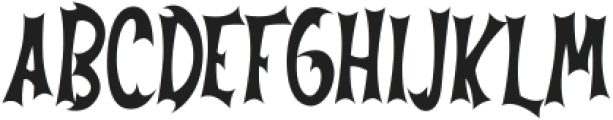 Always Nightmare Regular ttf (400) Font UPPERCASE