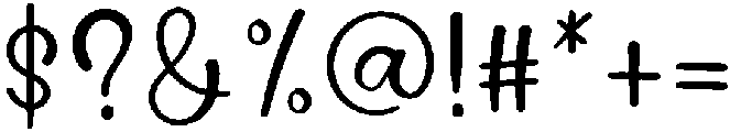 Always Regular otf (400) Font OTHER CHARS
