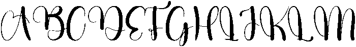 Always Regular otf (400) Font UPPERCASE