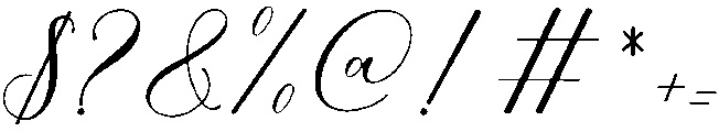 Always Regular otf (400) Font OTHER CHARS
