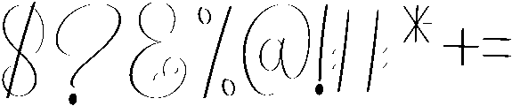 Always Regular otf (400) Font OTHER CHARS