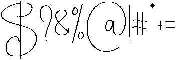 Always Regular otf (400) Font OTHER CHARS