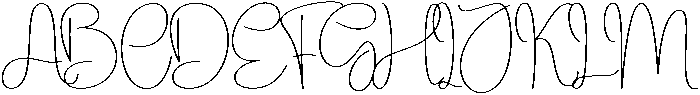 Always Regular otf (400) Font UPPERCASE