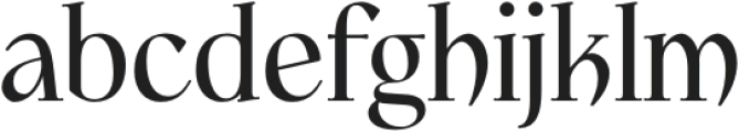 Alweron-Regular otf (400) Font LOWERCASE