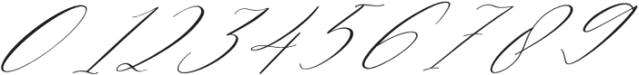 Alysthia Italic otf (400) Font OTHER CHARS