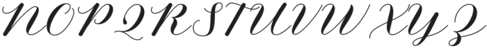 Alyusa Regular otf (400) Font UPPERCASE