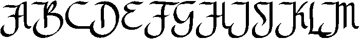 alamsyah otf (400) Font UPPERCASE