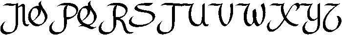 alamsyah otf (400) Font UPPERCASE
