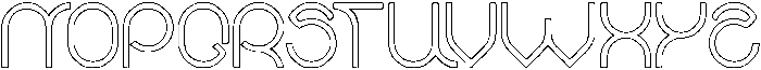 alberto-Hollow otf (400) Font UPPERCASE