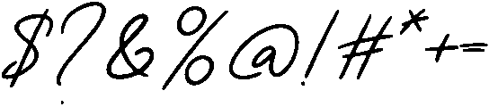 alineaFont otf (400) Font OTHER CHARS