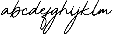 alineaFont otf (400) FONT
