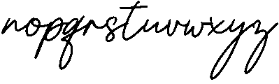 alineaFont otf (400) Font LOWERCASE