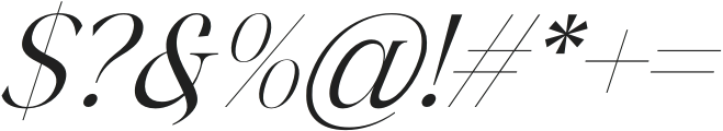 alketa light italic otf (300) Font OTHER CHARS