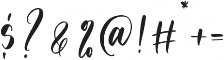 almond whisp otf (400) Font OTHER CHARS