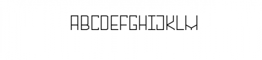 Alambre-Thin.otf Font UPPERCASE