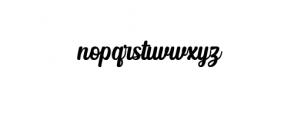 Albertiny Font LOWERCASE