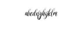 Alejandra Italic.otf Font LOWERCASE