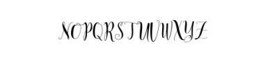 Alejandra.otf Font UPPERCASE