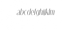 Alex-LightItalic.otf Font LOWERCASE