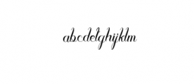 Algendria Font LOWERCASE